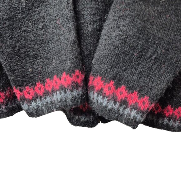 Kidka Icelandic Sweater Womens M Gray Wool Cardigan Full Zip Long Sleeve Hooded - Picture 6 of 8